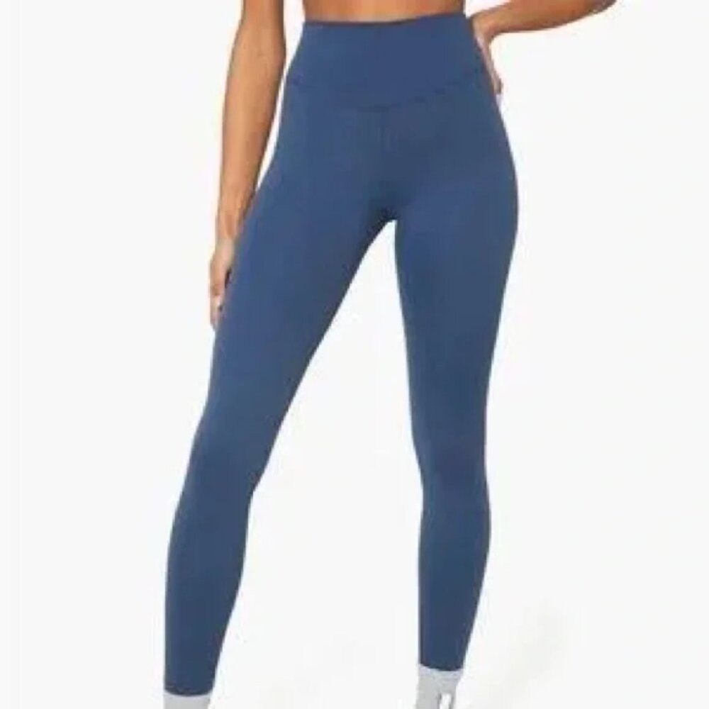 WeWoreWhat Blue Scrunch Leggings Size S EUC